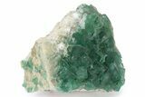 Green, Fluorescent, Cubic Fluorite Crystals - Madagascar #246161-2